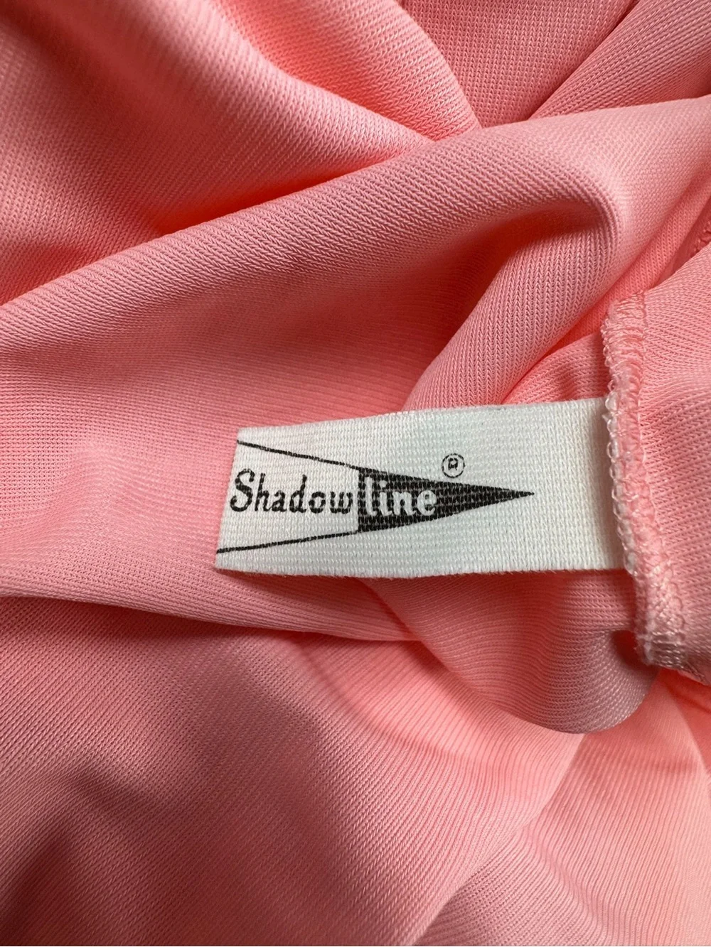 Vintage Shadowline Nightgown Robe Set Pink Lace Medium Silky 70’s Retro Classic